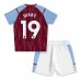 Aston Villa Moussa Diaby #19 Hjemmedraktsett Barn 2023-24 Korte ermer (+ Korte bukser)